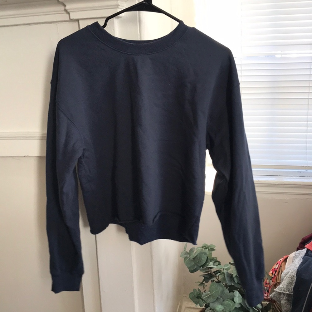 Cropped sweatshirt
